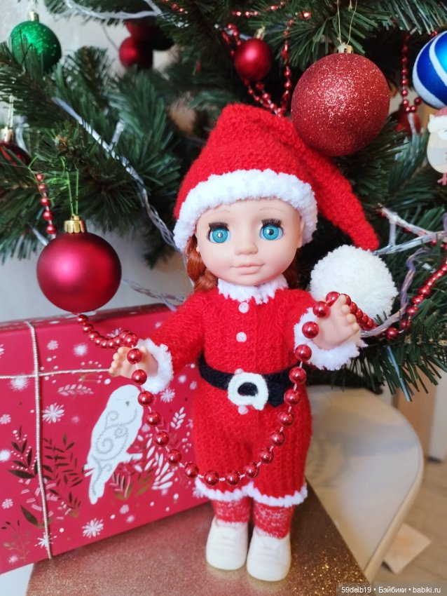 Костюмчик "САНТА" для Асеньки Весна 26 см