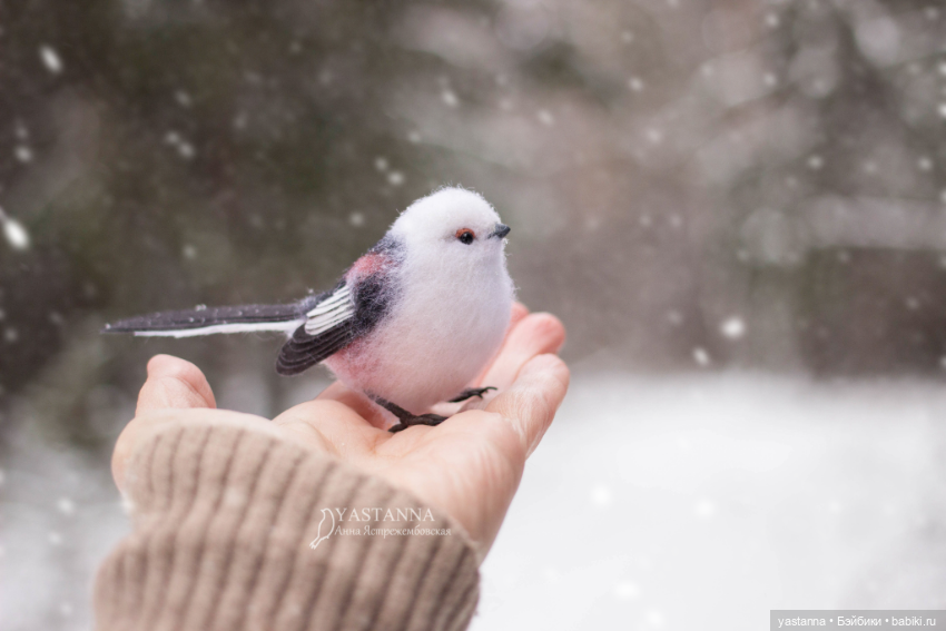 И снова птички — Валяные игрушки из шерсти: сухое валяние