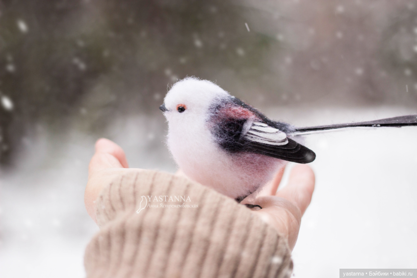 И снова птички — Валяные игрушки из шерсти: сухое валяние