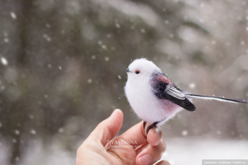 И снова птички — Валяные игрушки из шерсти: сухое валяние