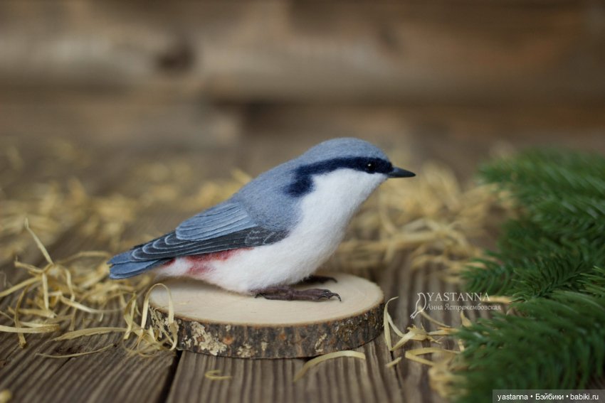 И снова птички — Валяные игрушки из шерсти: сухое валяние