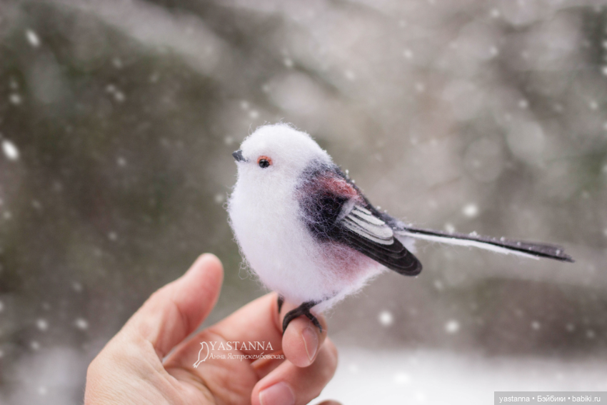 И снова птички — Валяные игрушки из шерсти: сухое валяние