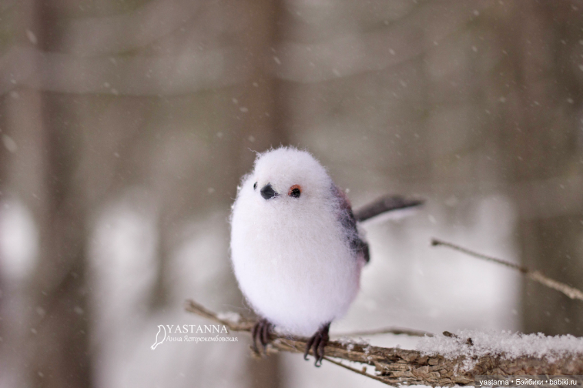 И снова птички — Валяные игрушки из шерсти: сухое валяние
