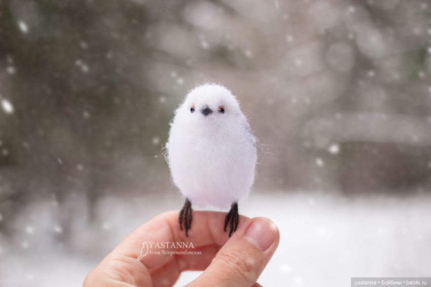 И снова птички — Валяные игрушки из шерсти: сухое валяние