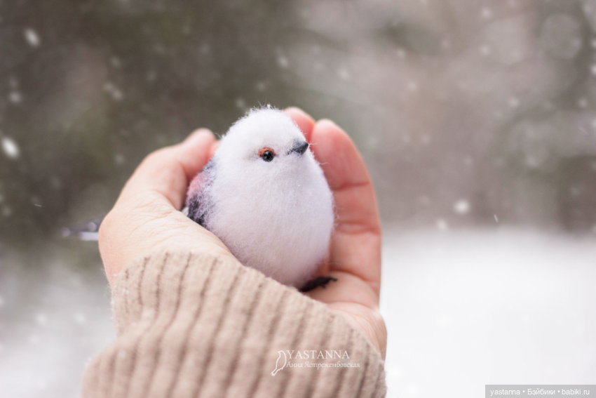 И снова птички — Валяные игрушки из шерсти: сухое валяние