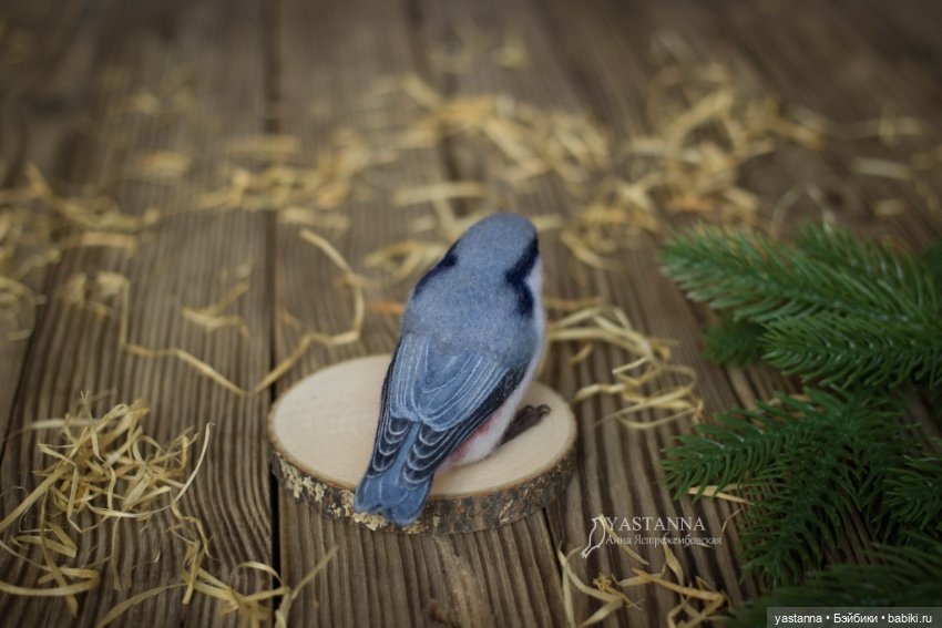 И снова птички — Валяные игрушки из шерсти: сухое валяние