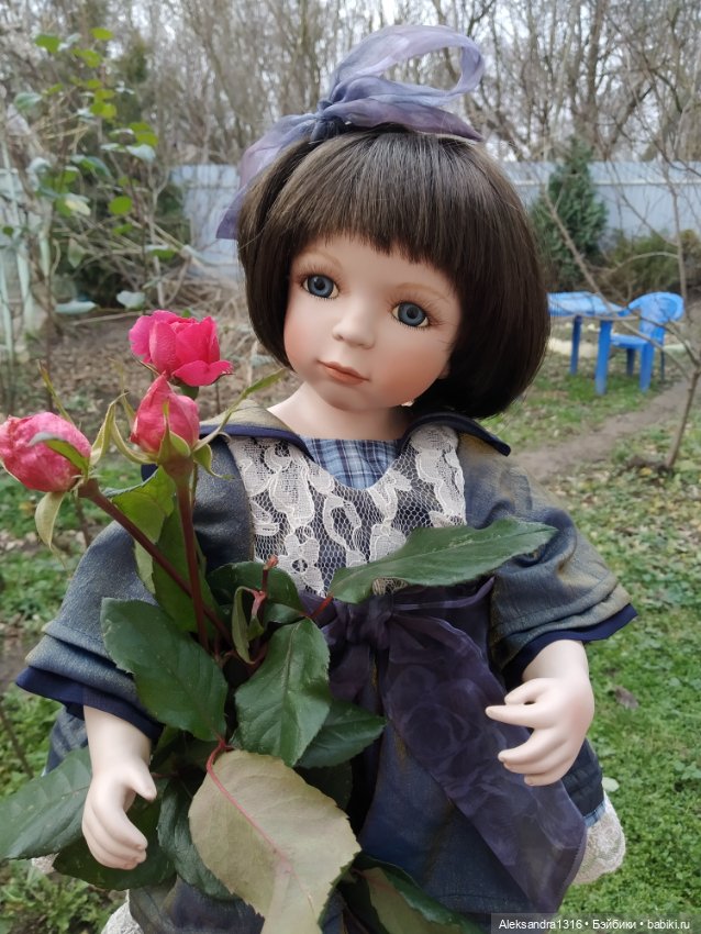 Последние розы🌹 — Фарфоровые куклы Remeco Collection (Ремеко): интерьерные