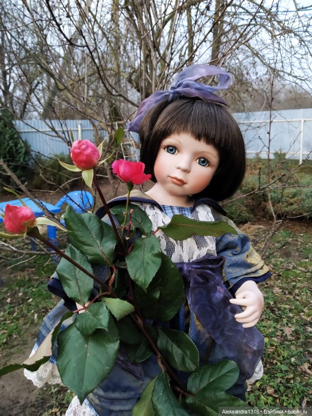 Последние розы🌹 — Фарфоровые куклы Remeco Collection (Ремеко): интерьерные