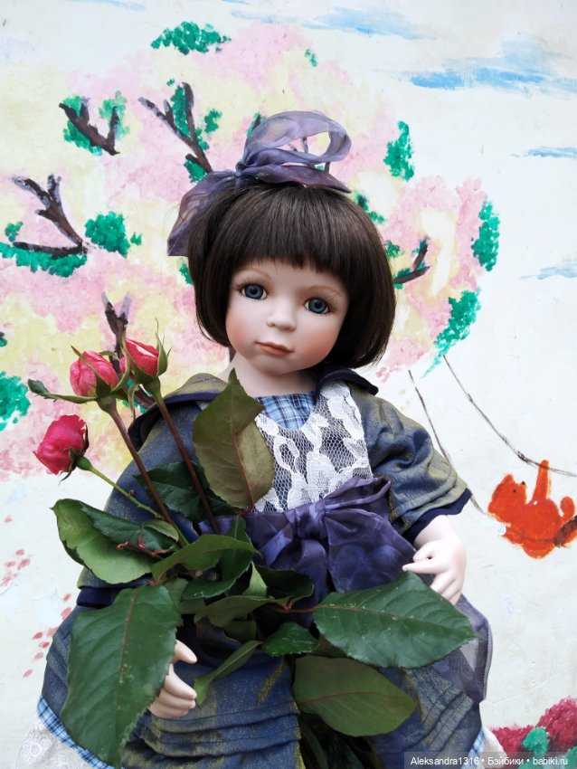 Последние розы🌹 — Фарфоровые куклы Remeco Collection (Ремеко): интерьерные