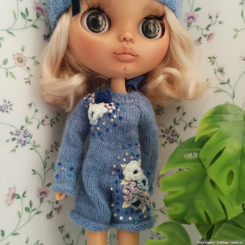 Вяжу куколкам или Цвет настроения Синий 2 (фото 3)