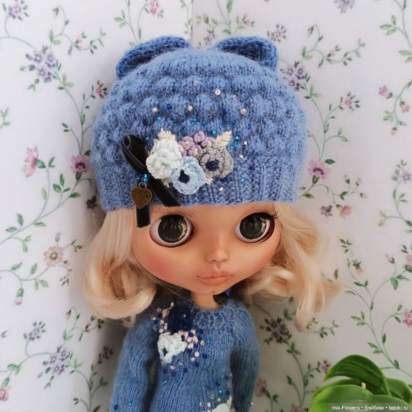 Вяжу куколкам или Цвет настроения Синий 2 (фото 8)