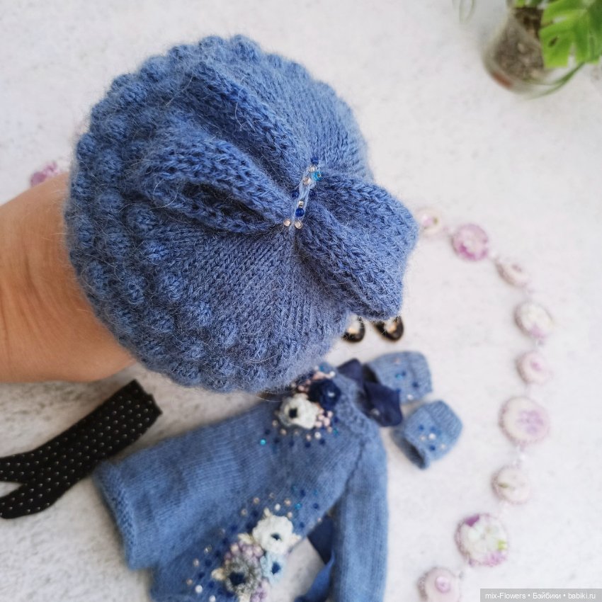 Вяжу куколкам или Цвет настроения Синий 2 (фото 9)