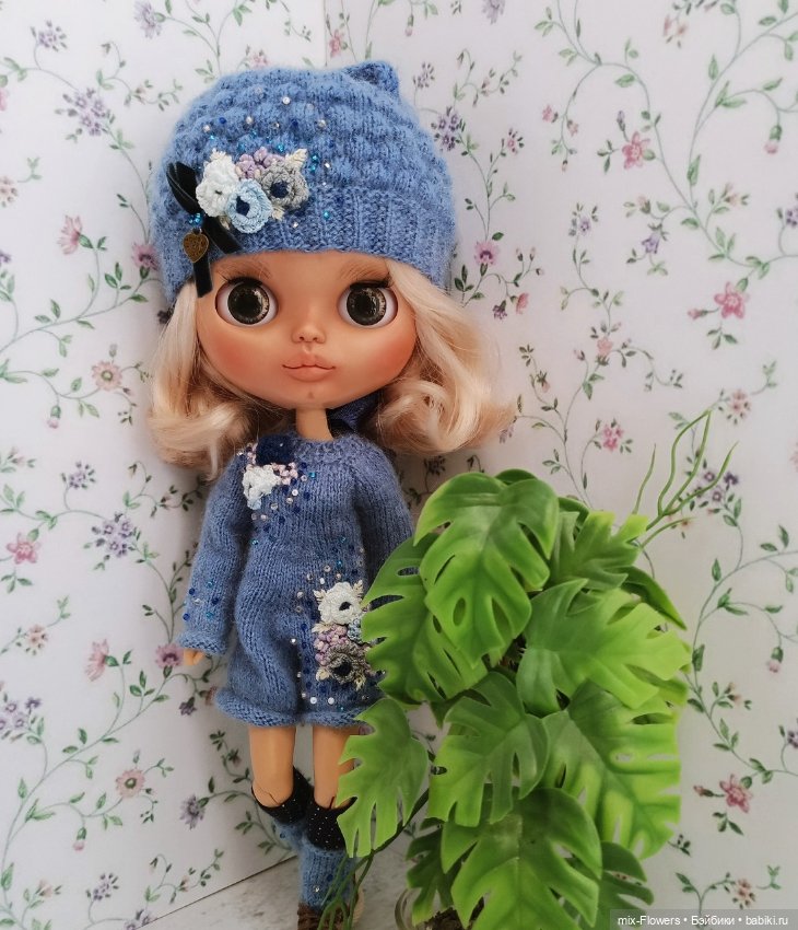 Вяжу куколкам или Цвет настроения Синий 2