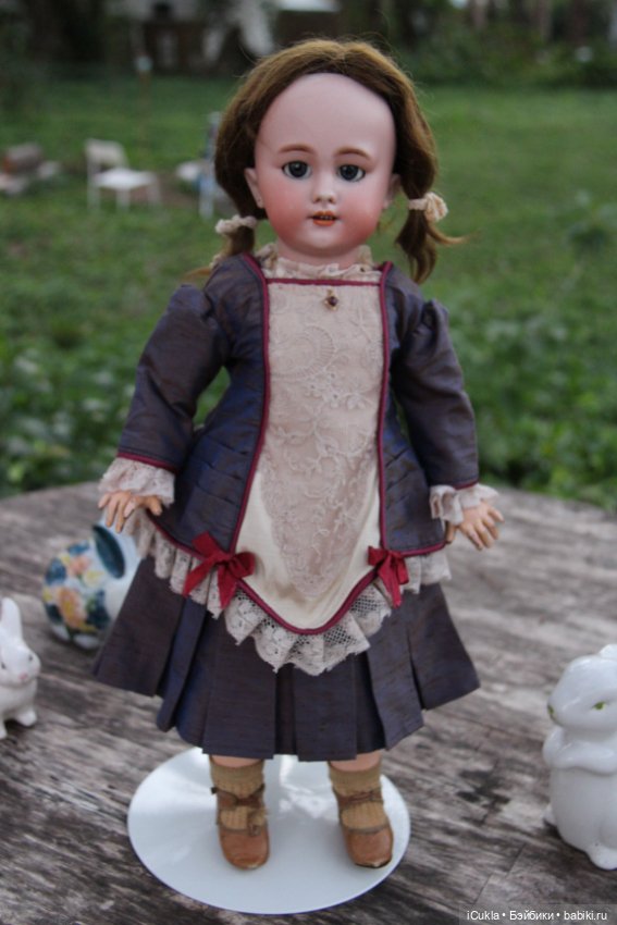 Antique French doll DEP tête jumeau 46 cm/18"-маленькая хитруля Соня