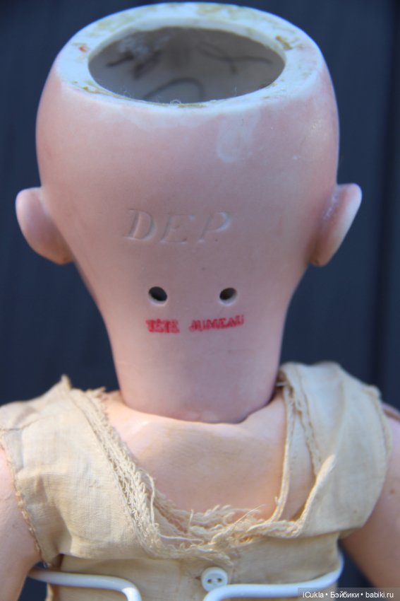 Antique French doll DEP tête jumeau 46 cm/18"-маленькая хитруля Соня