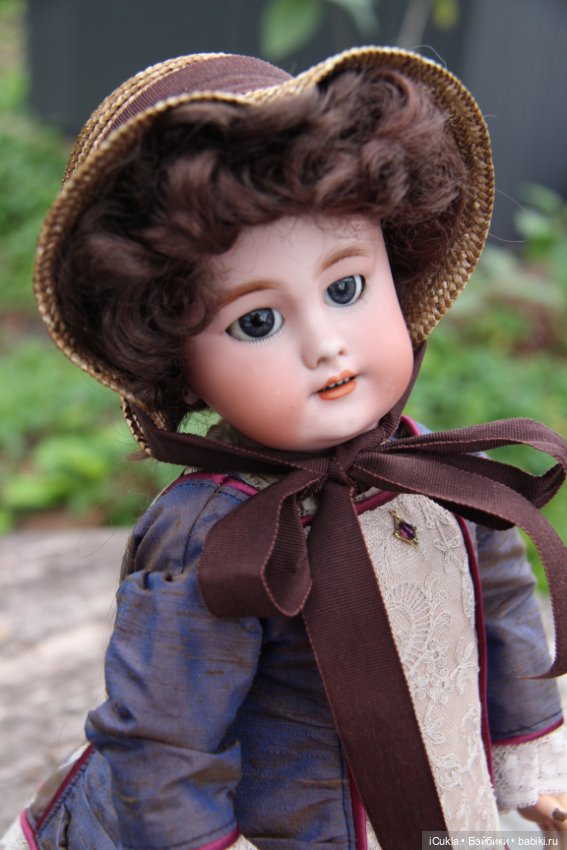 Antique French doll DEP tête jumeau 46 cm/18"-маленькая хитруля Соня