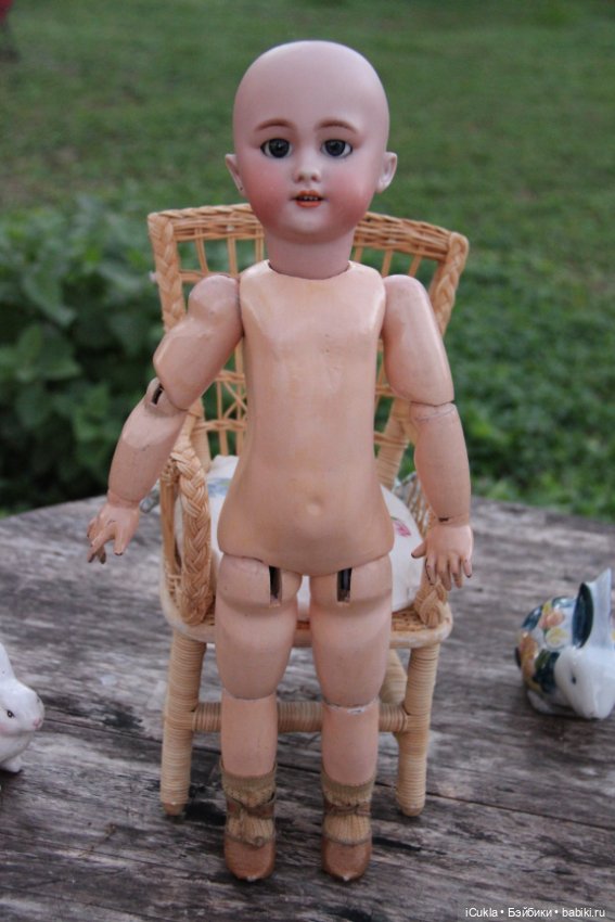 Antique French doll DEP tête jumeau 46 cm/18"-маленькая хитруля Соня