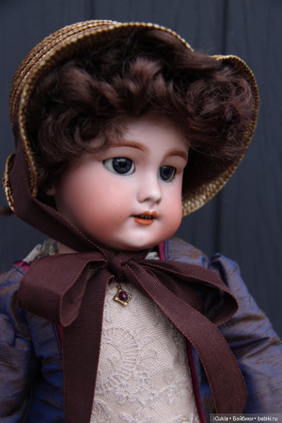 Antique French doll DEP tête jumeau 46 cm/18"-маленькая хитруля Соня