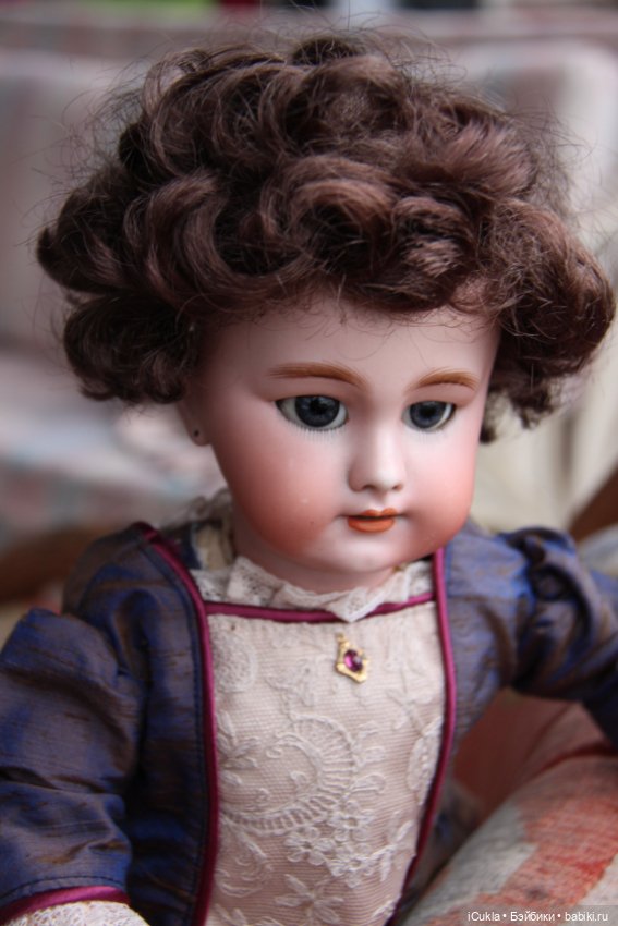 Antique French doll DEP tête jumeau 46 cm/18"-маленькая хитруля Соня