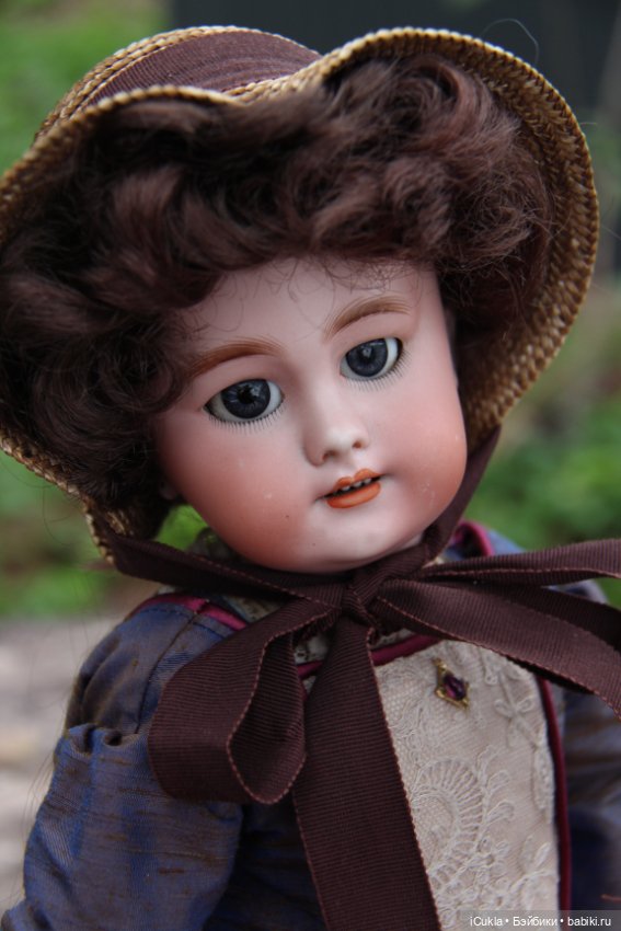 Antique French doll DEP tête jumeau 46 cm/18"-маленькая хитруля Соня