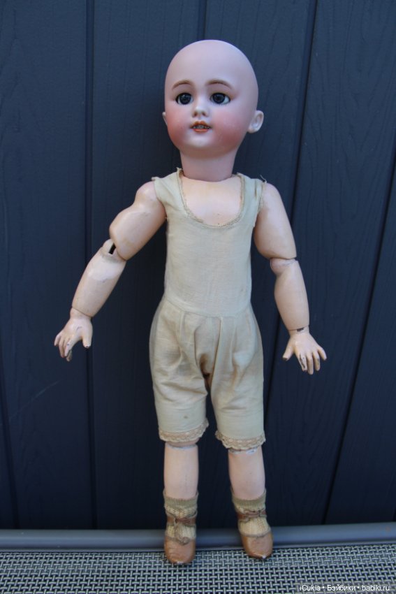 Antique French doll DEP tête jumeau 46 cm/18"-маленькая хитруля Соня