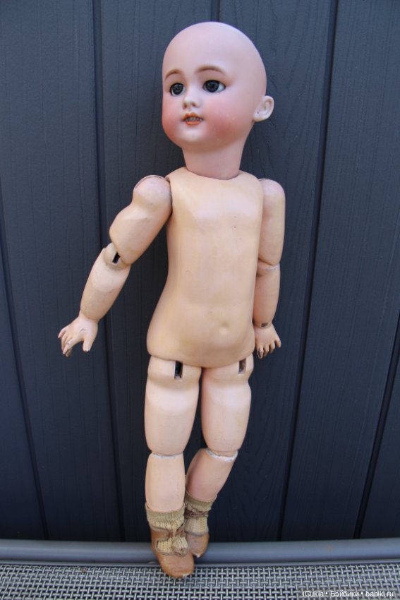 Antique French doll DEP tête jumeau 46 cm/18"-маленькая хитруля Соня