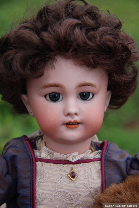 Antique French doll DEP tête jumeau 46 cm/18"-маленькая хитруля Соня
