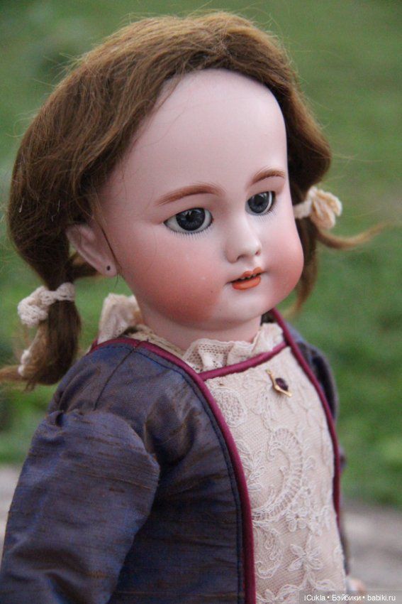 Antique French doll DEP tête jumeau 46 cm/18"-маленькая хитруля Соня
