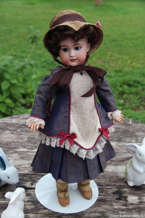 Antique French doll DEP tête jumeau 46 cm/18"-маленькая хитруля Соня