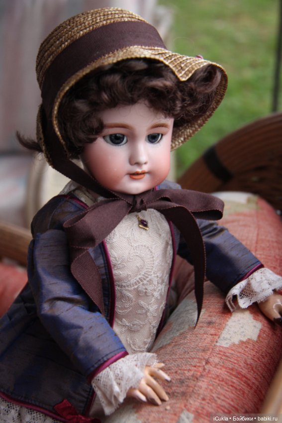 Antique French doll DEP tête jumeau 46 cm/18"-маленькая хитруля Соня
