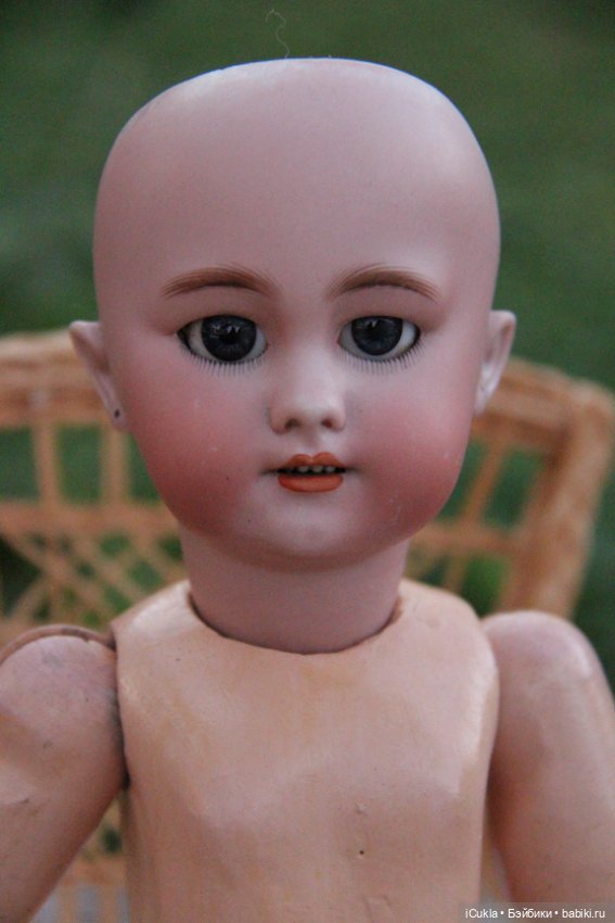 Antique French doll DEP tête jumeau 46 cm/18"-маленькая хитруля Соня (фото 2)