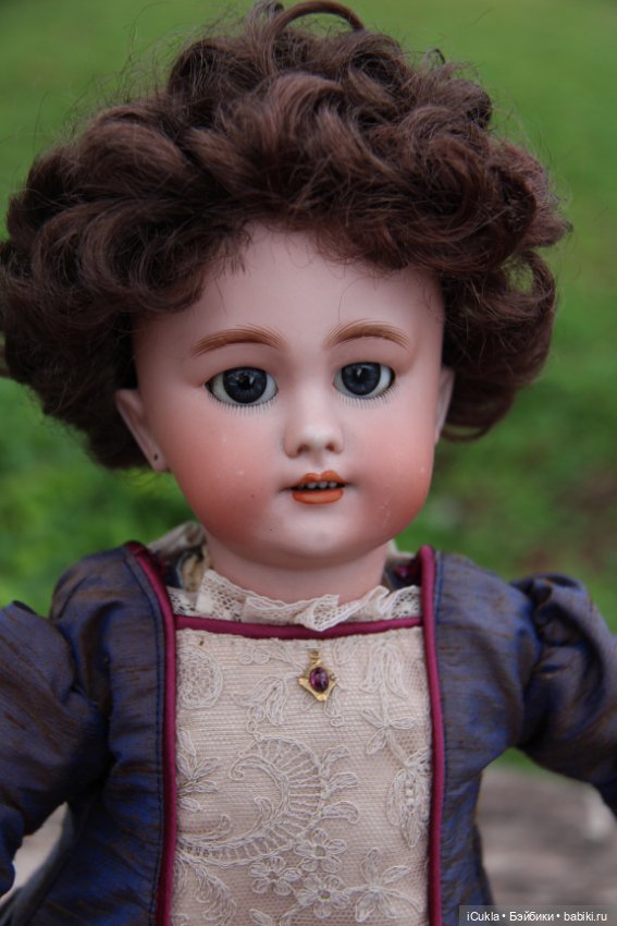 Antique French doll DEP tête jumeau 46 cm/18"-маленькая хитруля Соня