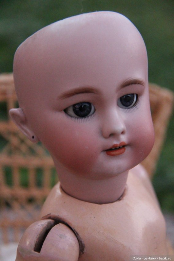 Antique French doll DEP tête jumeau 46 cm/18"-маленькая хитруля Соня (фото 6)