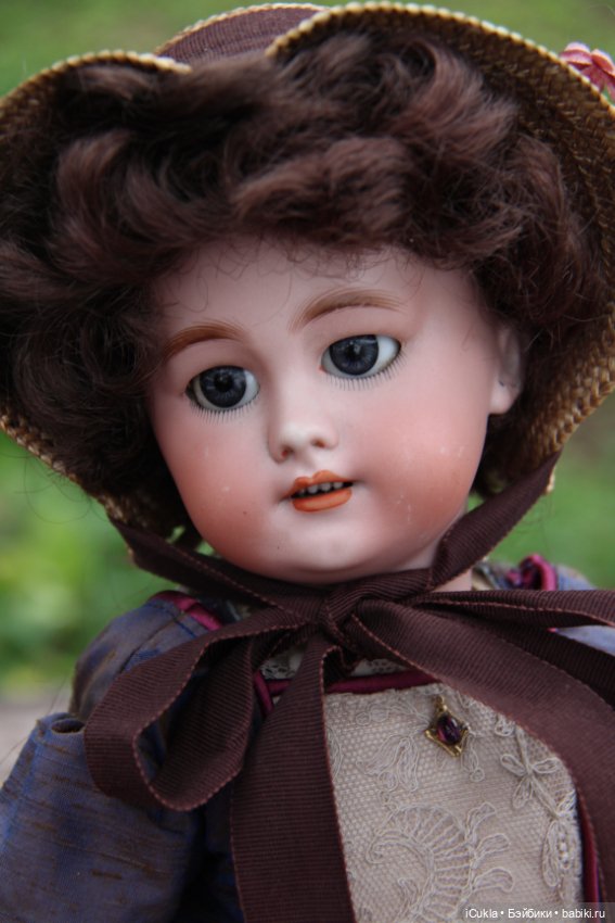 Antique French doll DEP tête jumeau 46 cm/18"-маленькая хитруля Соня