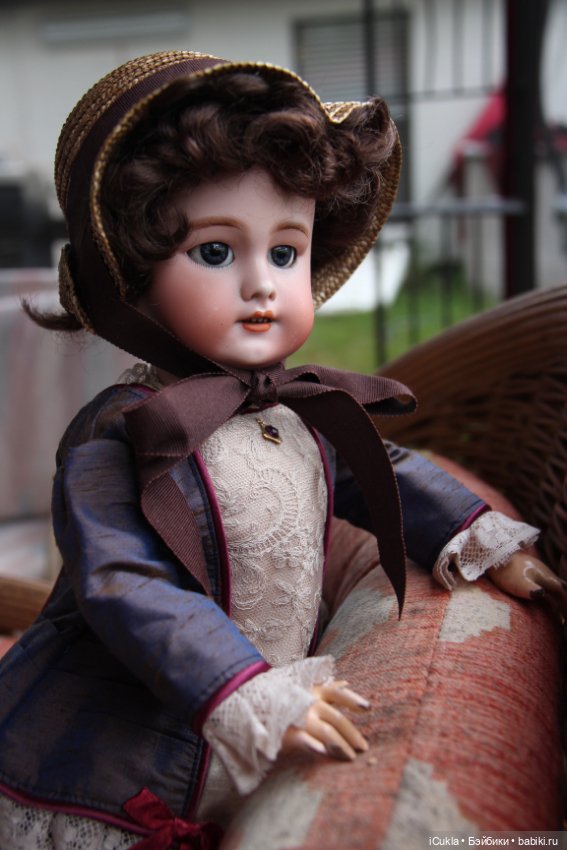 Antique French doll DEP tête jumeau 46 cm/18"-маленькая хитруля Соня