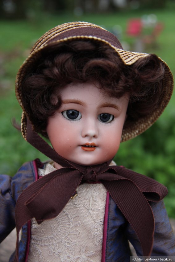 Antique French doll DEP tête jumeau 46 cm/18"-маленькая хитруля Соня