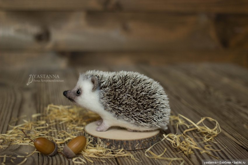 Валяные игрушки из шерсти: сухое валяние (фото 7)