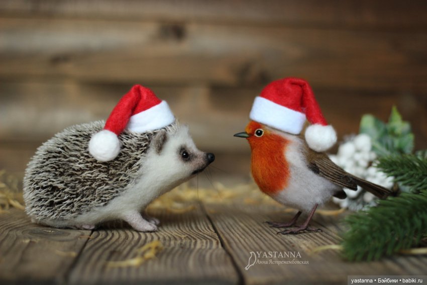 Валяные игрушки из шерсти: сухое валяние