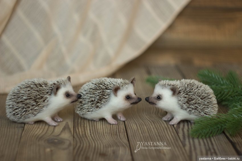 Валяные игрушки из шерсти: сухое валяние