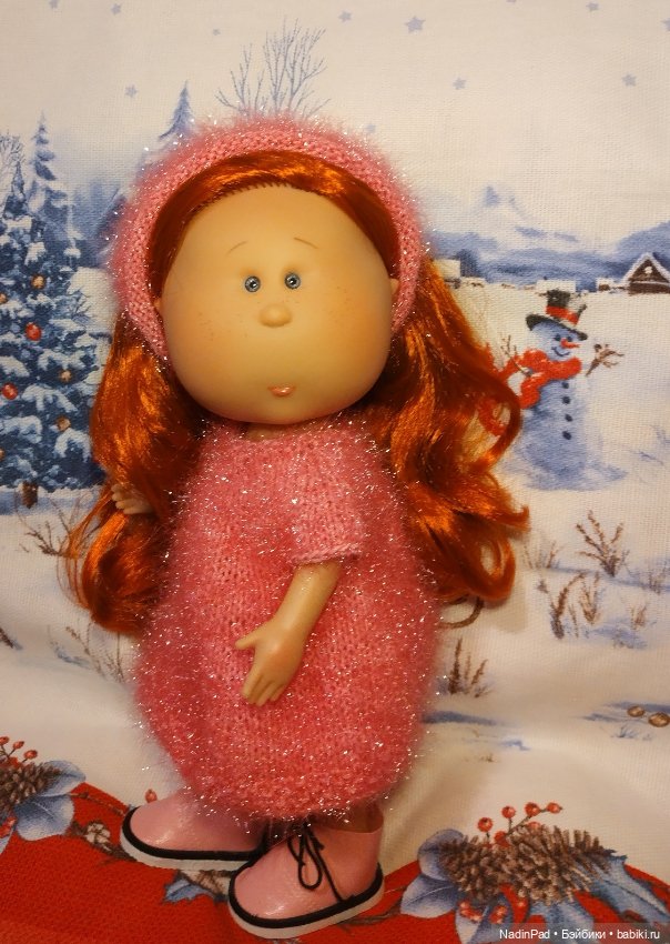 Мотя, платье и зима — Куклы Nines d'Onil (Нинес): Миа (Mia) (фото 4)