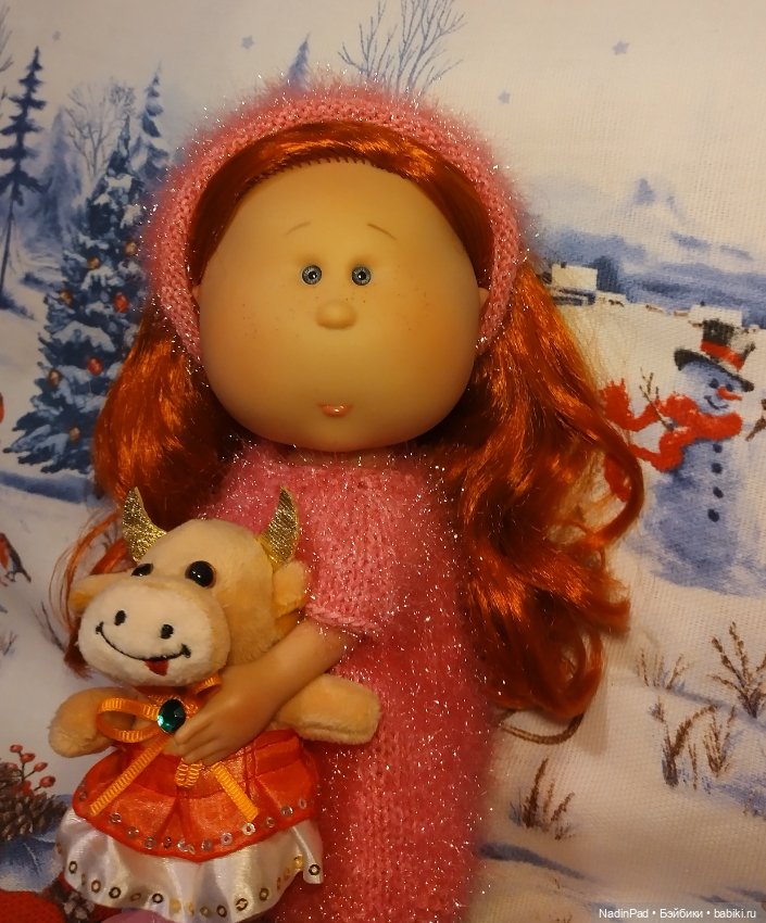 Мотя, платье и зима — Куклы Nines d'Onil (Нинес): Миа (Mia) (фото 7)