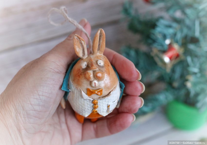 Изготовление ёлочной игрушки / символа года (фото 10)