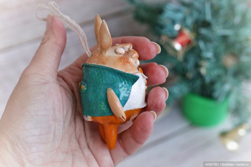 Изготовление ёлочной игрушки / символа года (фото 9)