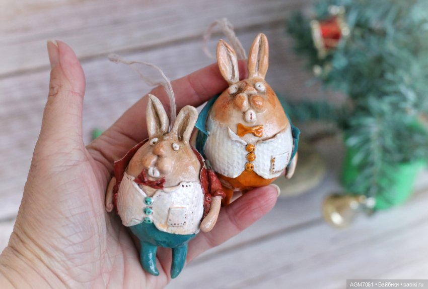 Изготовление ёлочной игрушки / символа года (фото 7)