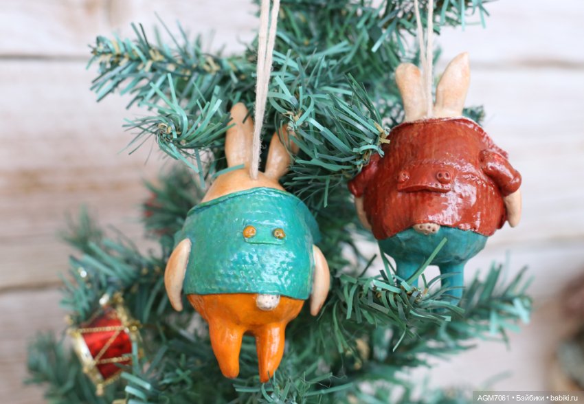 Изготовление ёлочной игрушки / символа года (фото 3)