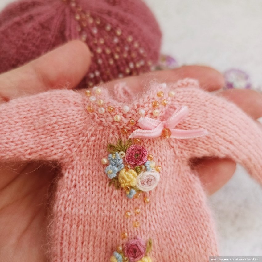 Вяжу куколкам.. Розовый — Одежда и обувь для кукол своими руками: фото (фото 5)