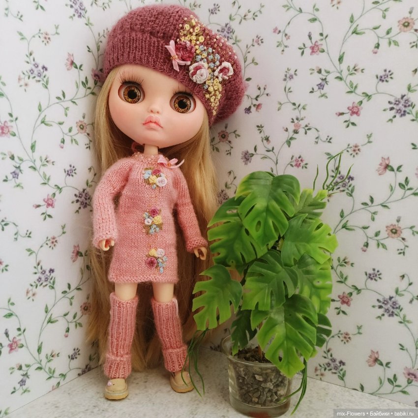 Вяжу куколкам.. Розовый — Одежда и обувь для кукол своими руками: фото (фото 10)