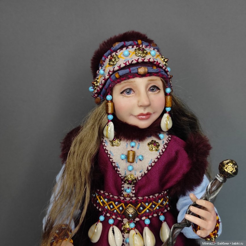Внучка Шамана — Лепка авторских кукол: полимерная глина (фото 4)