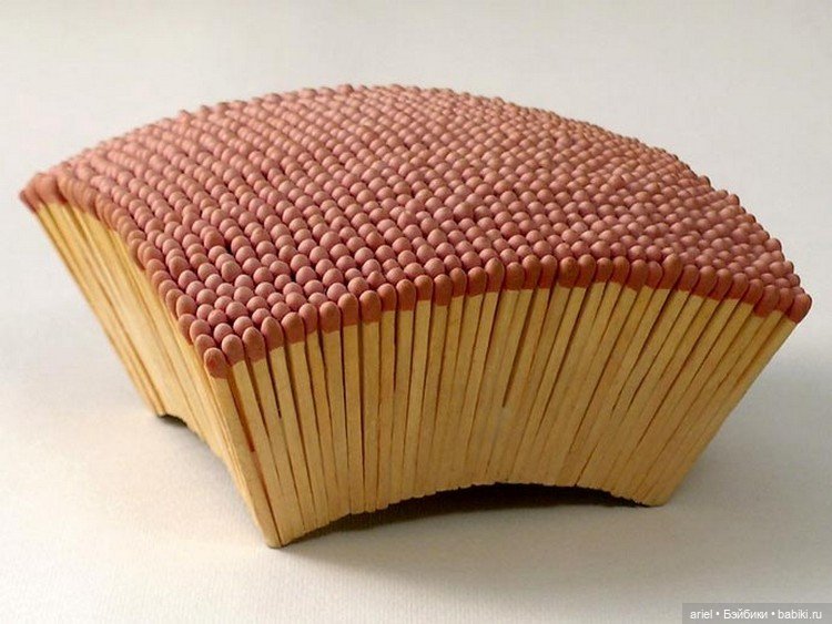 Скульптуры из спичек от братьев-близнецов Райана и Тревора Оуксов (фото 2)