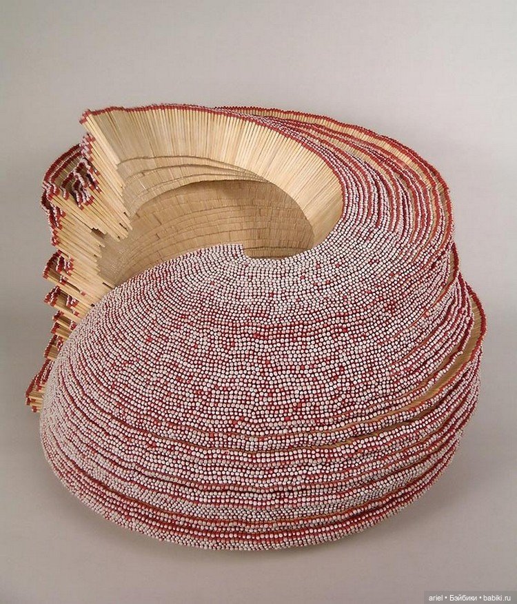 Скульптуры из спичек от братьев-близнецов Райана и Тревора Оуксов